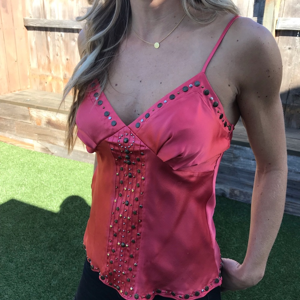 Silk NU spaghetti strap blouse